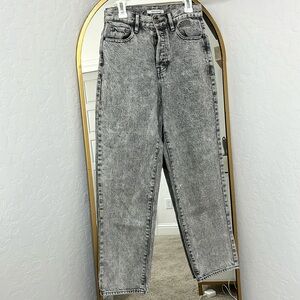 Grey Pacsun High Rise straight Jeans